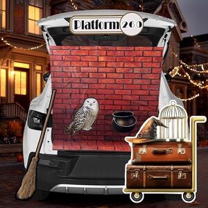 Halloween Magic Platform Theme Decorations Kit for Trunk or Treat for Car Set Up